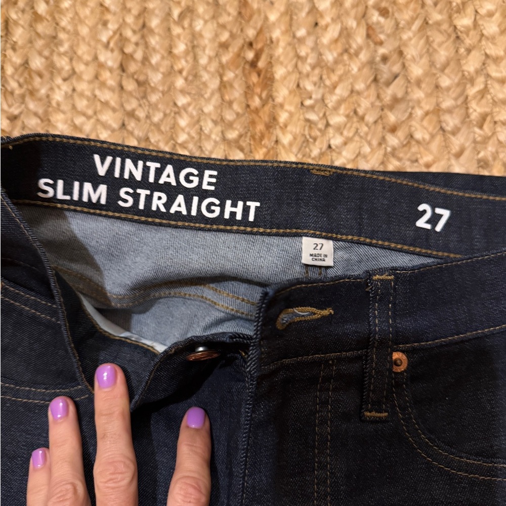 J. Crew Vintage Slim Straight Women's Jeans - Navy